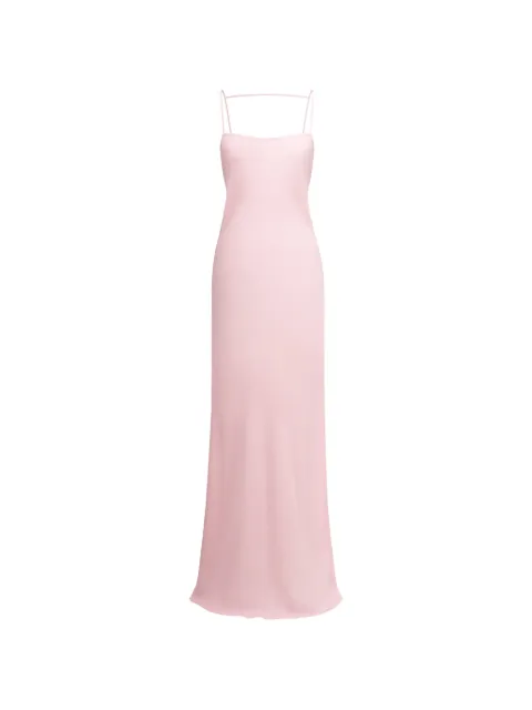 THE ARKOW Laura open-back maxi dress