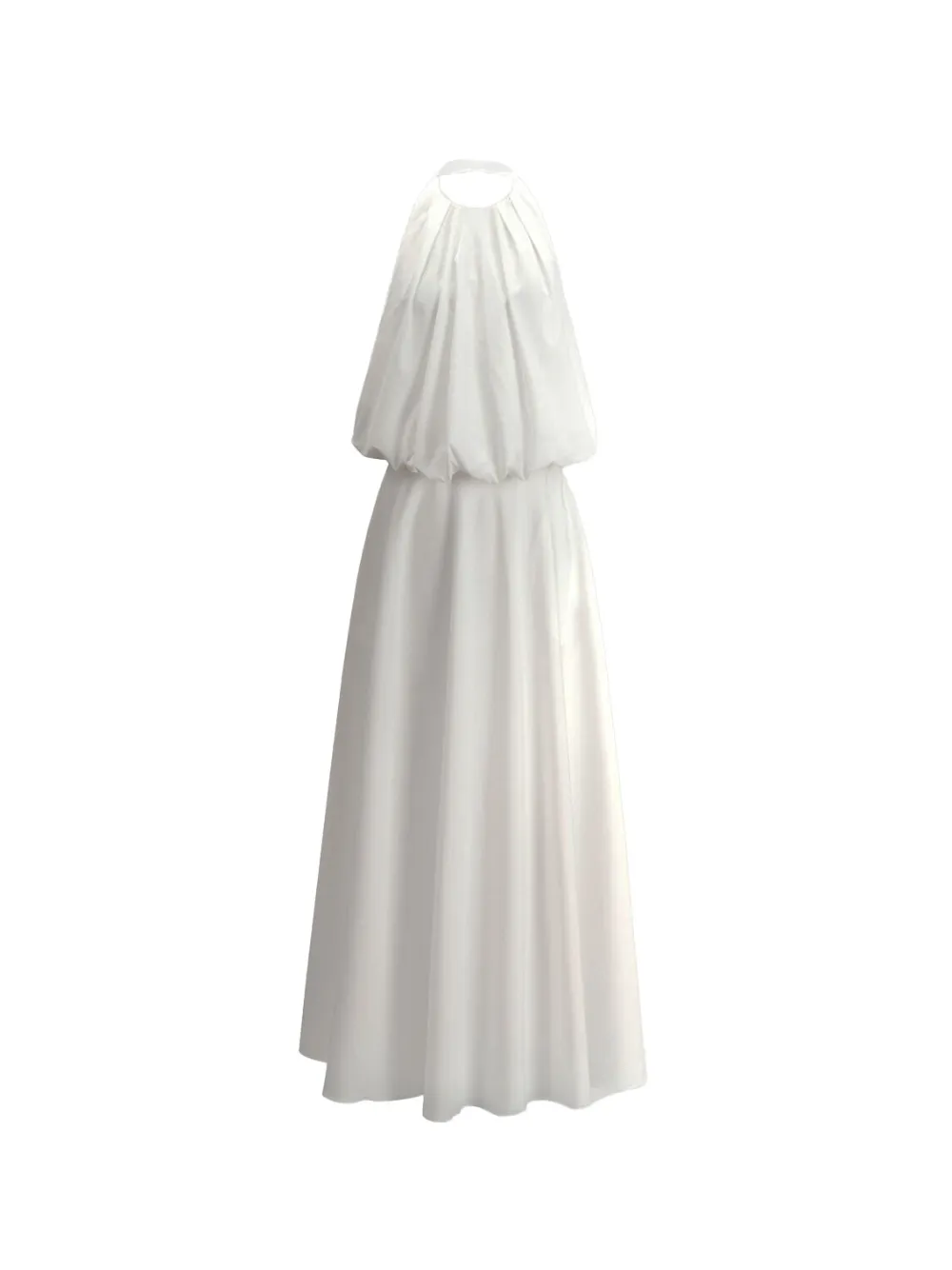 THE ARKOW Lily halterneck maxi dress