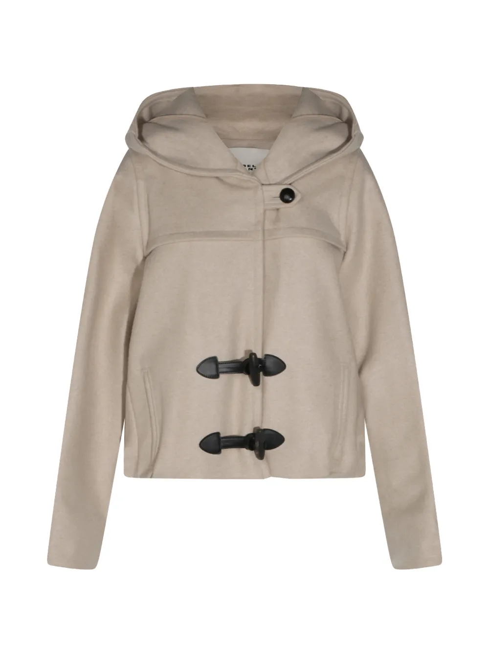 MARANT ÉTOILE toggle-fastening hooded jacket - Nude