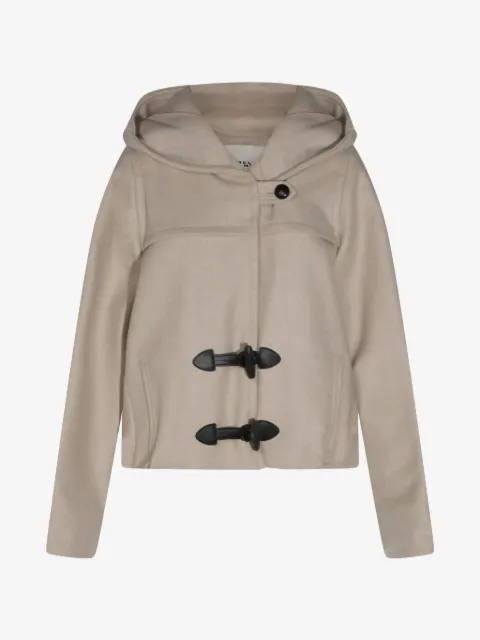 MARANT ÉTOILE toggle-fastening hooded jacket