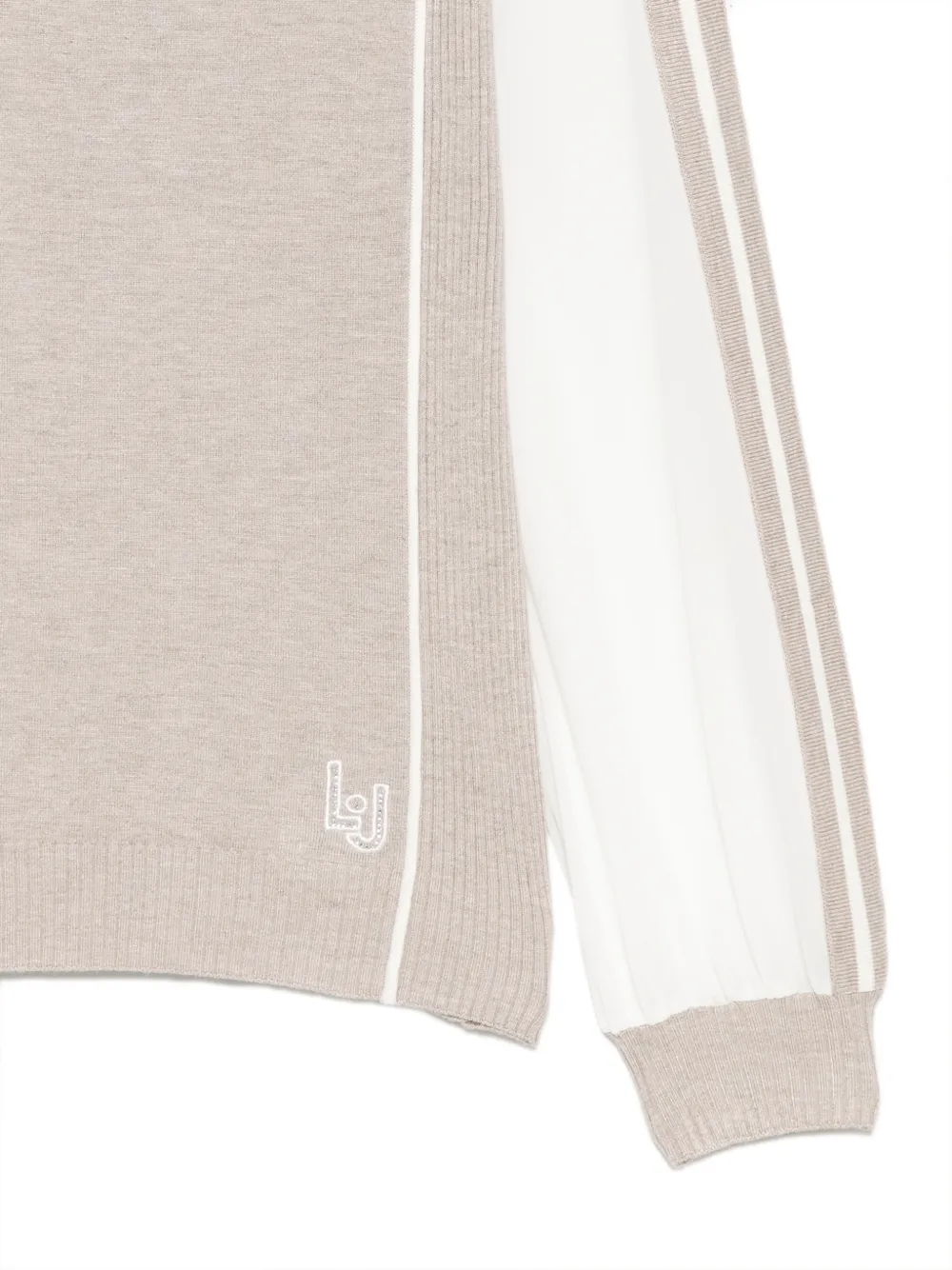 LIU JO Sweater met ronde hals Beige