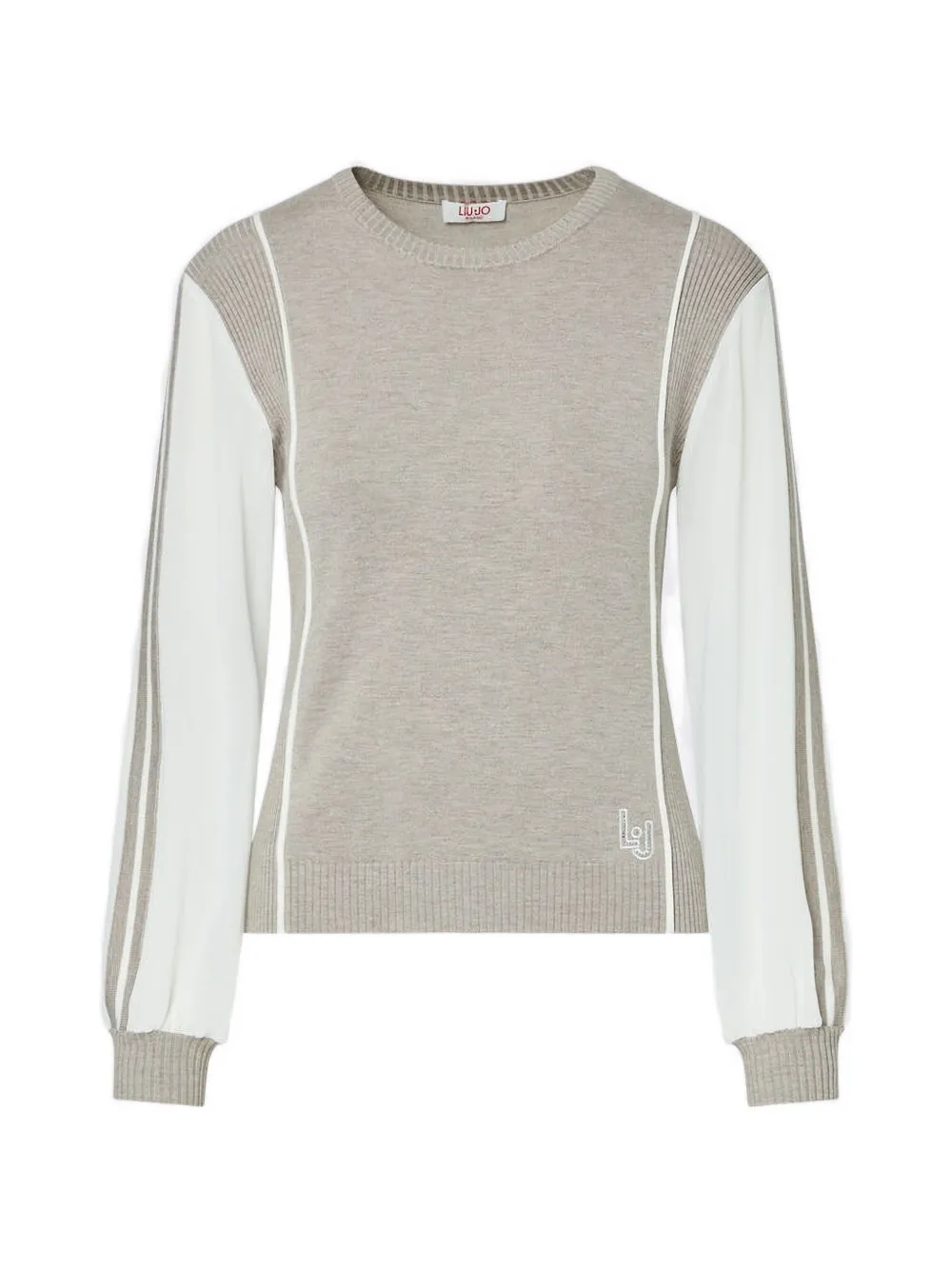 LIU JO round-neck sweater - Toni neutri
