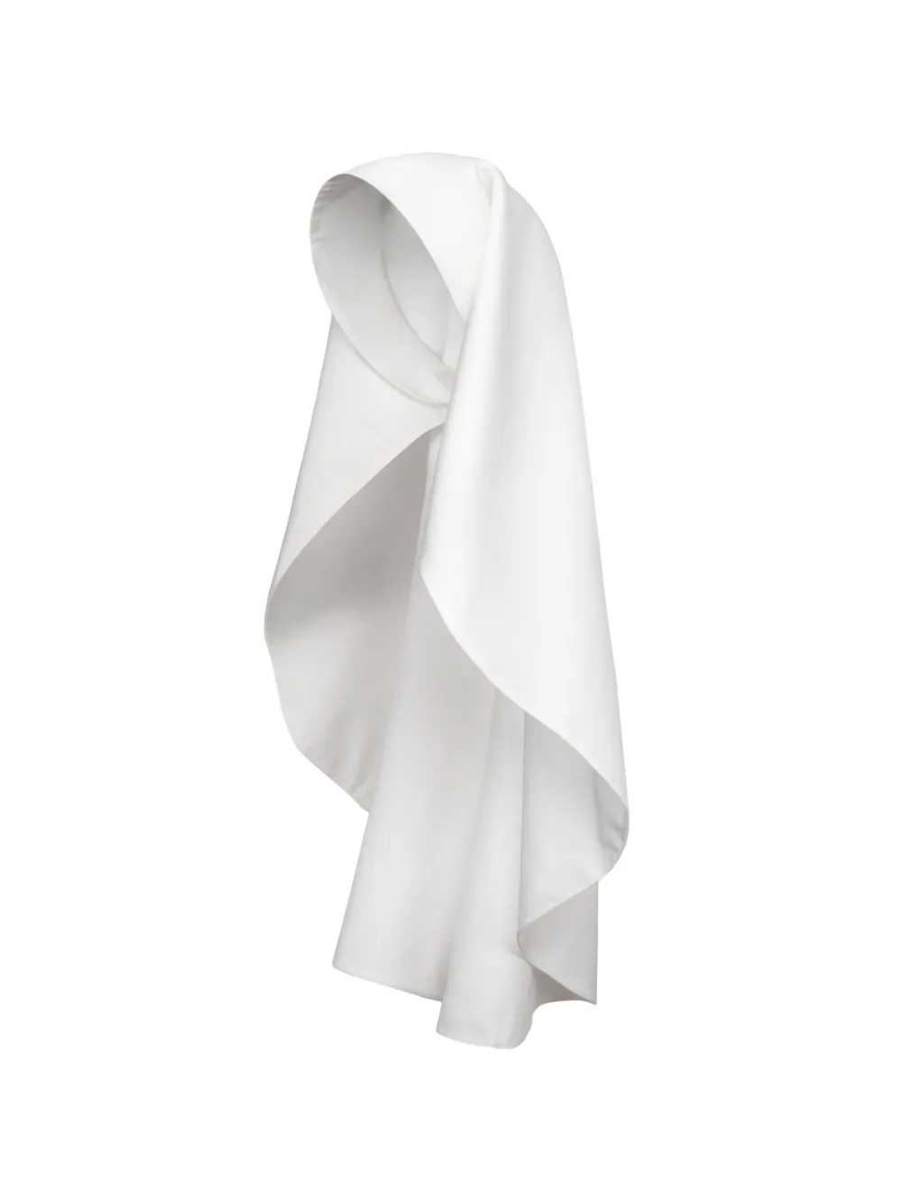 THE ARKOW Theresa cotton headscarf - Bianco