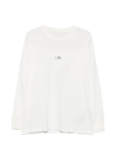 MM6 Maison Margiela playera manga larga con parche del logo