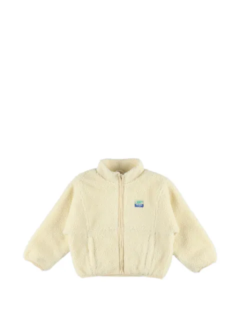American Vintage Kids Hoktown zip-up teddy jacket