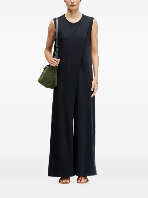 Osklen Macacão wide leg com transpasse