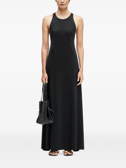 Osklen Vestido longo decote nadador leve