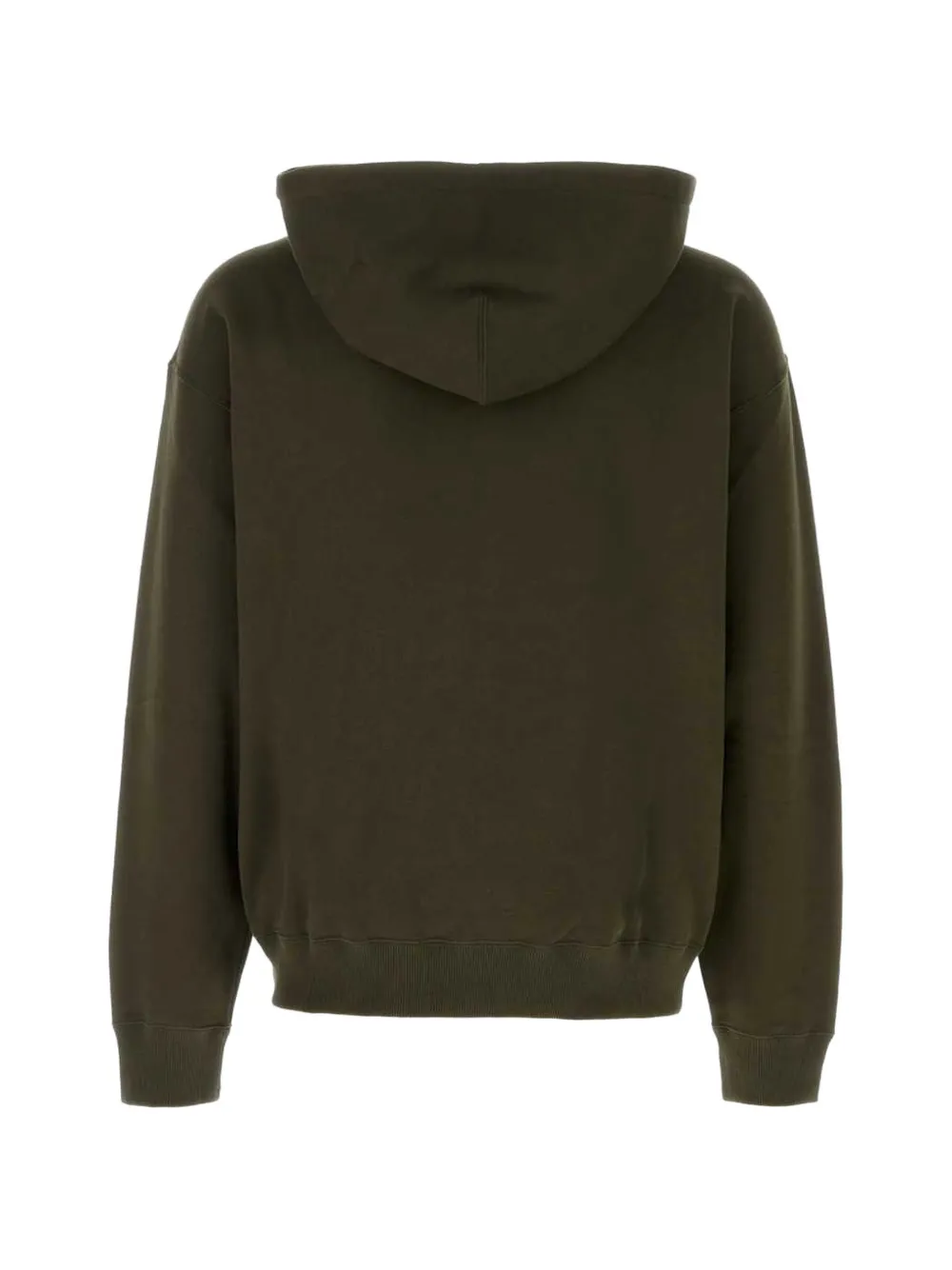 Jil Sander Hoodie met logoprint en rits Groen