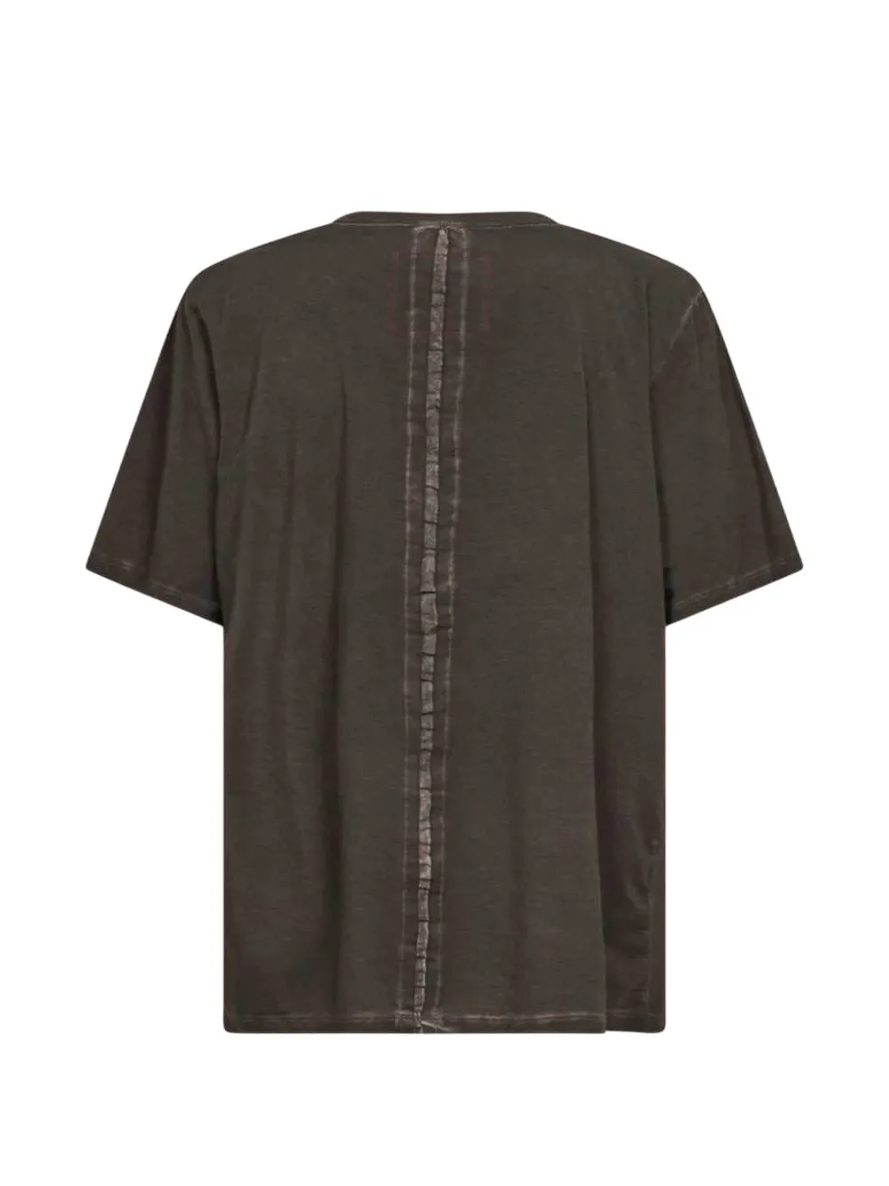 Uma Wang faded-effect seam-detail T-shirt Grijs
