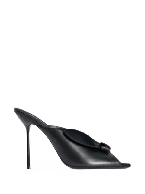 Paris Texas Linda knot-detail leather mules
