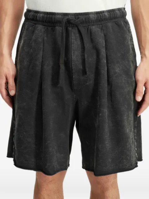 Osklen Bermuda wide leg com lavagem estonada