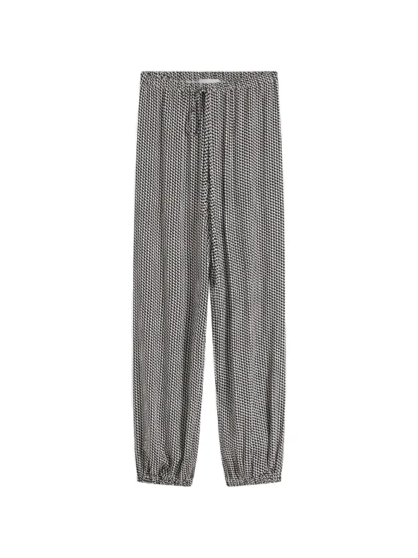 Bondi Born Salema Polka-dot Trousers in White