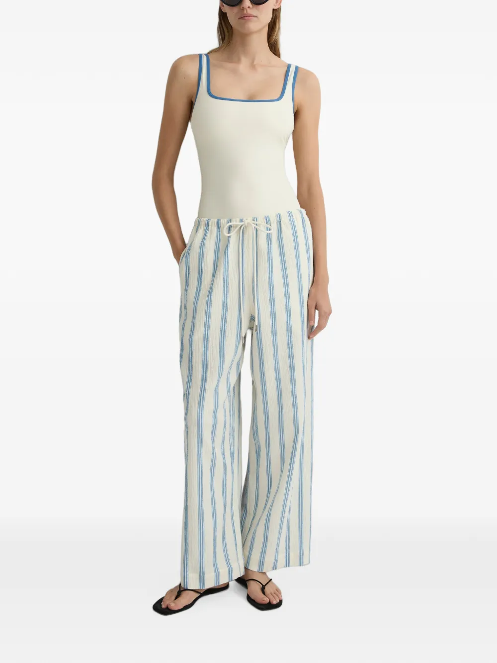 BONDI BORN McKenna badpak met contrasterende afwerking Beige