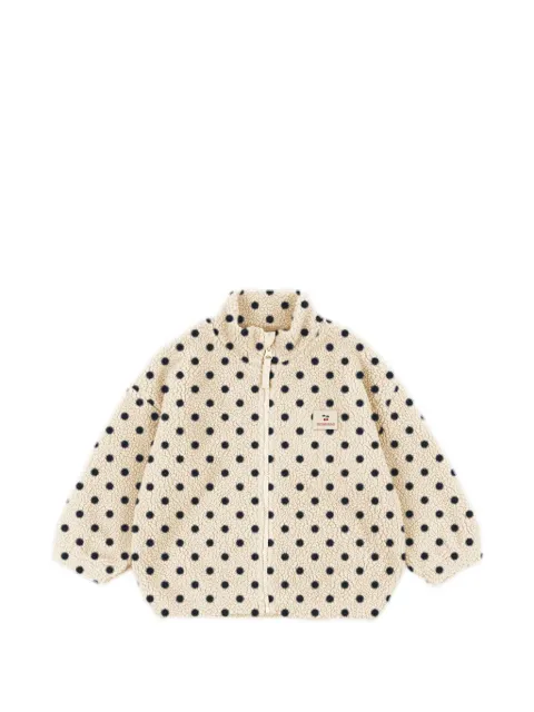 Konges Sløjd Jody polka-dot cherry-embroidered jacket