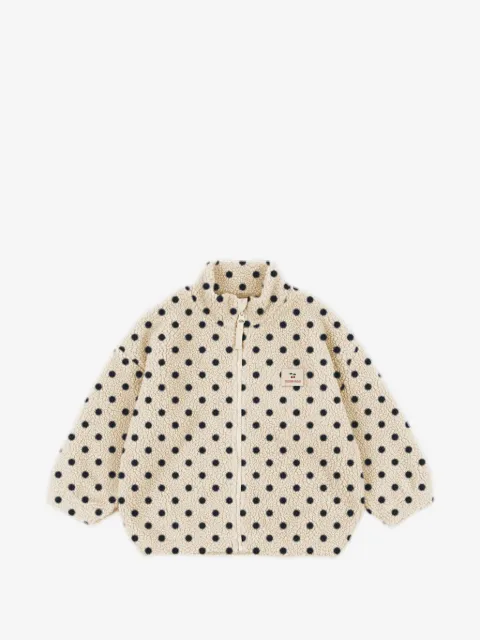 Konges Sløjd Jody Teddy cherry-patch bomber jacket