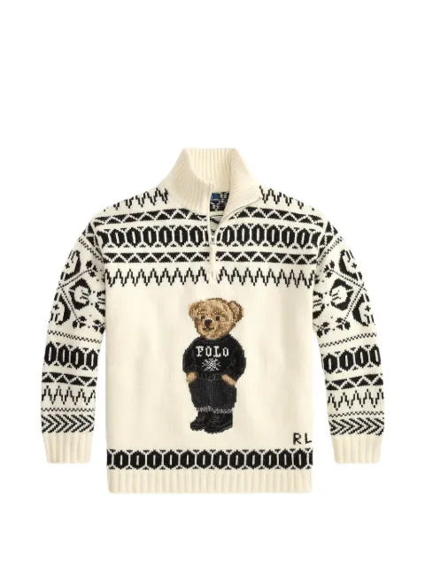 Polo Ralph Lauren Polo Bear Intarsien-Pullover