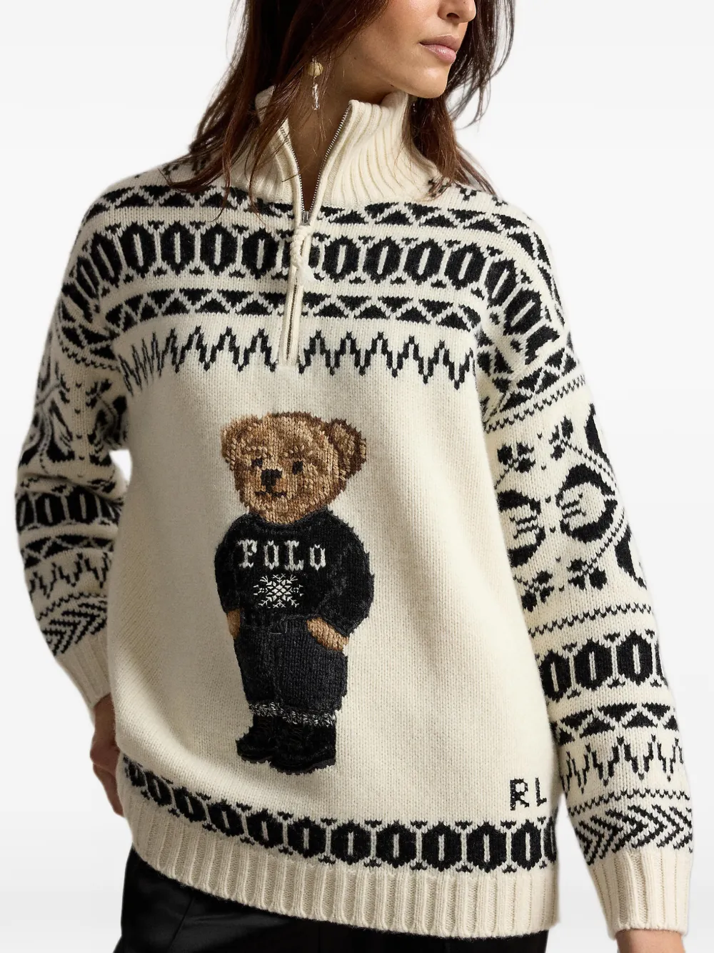 Polo Ralph Lauren Intarsia trui Beige