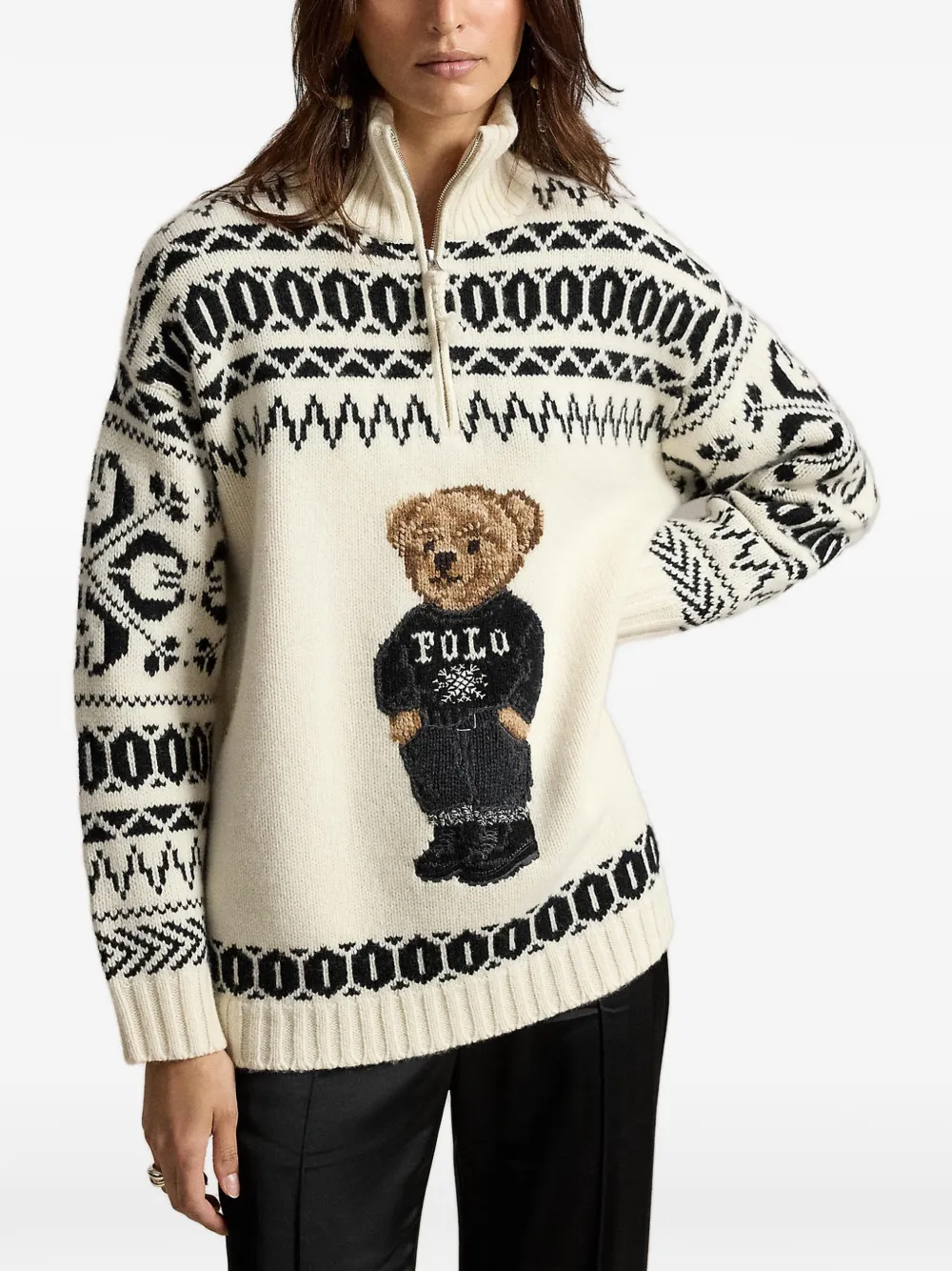 Polo Ralph Lauren Intarsia trui Beige