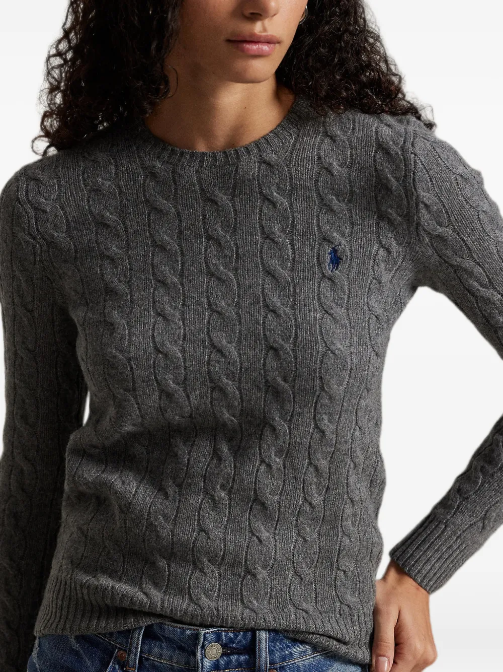 Polo Ralph Lauren Kabelgebreide trui Grijs
