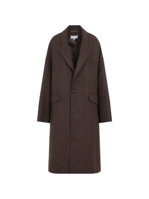 Maison Margiela check-pattern wool coat