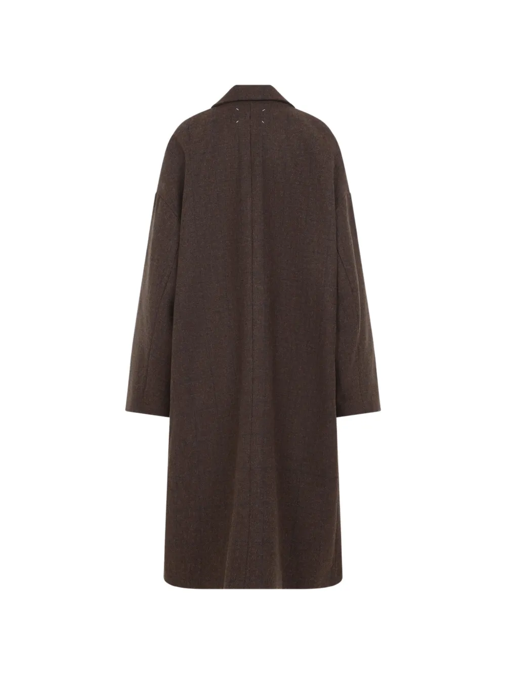Maison Margiela Wollen jas Bruin