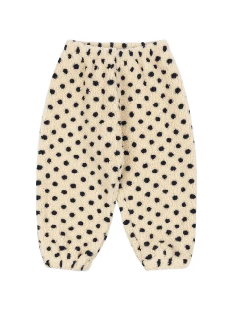 Konges Sløjd Jody polka-dot fleece trousers
