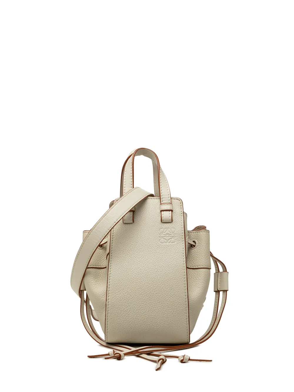 Loewe Pre-Owned 2022 Mini Grained Calfskin Hammock Bag satchel - Weiß