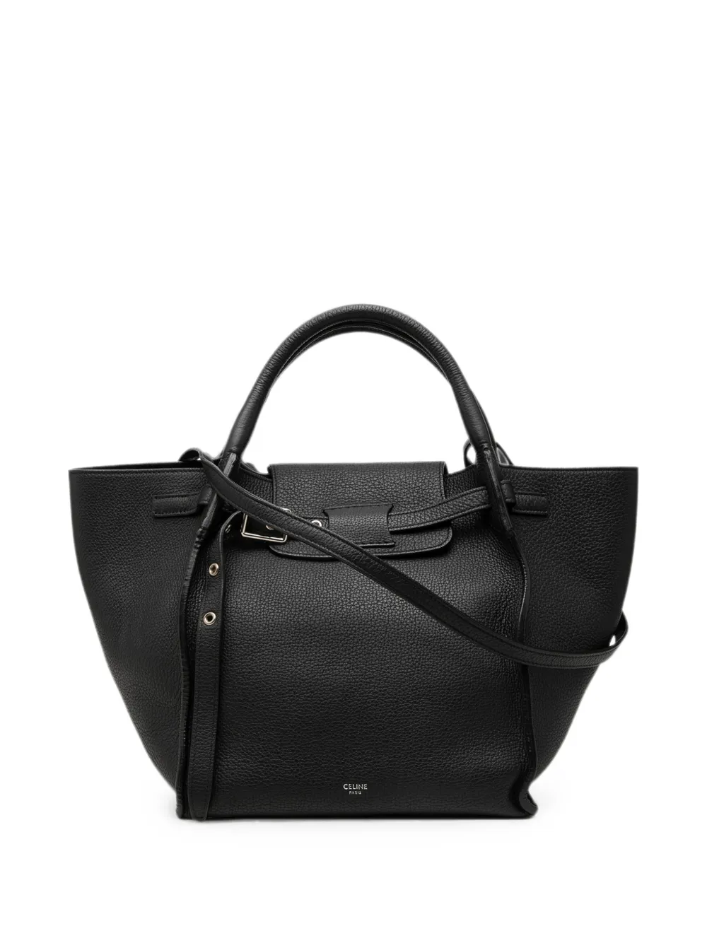 Celine Pre-Owned 2019 Small Grained Calfskin Big Bag satchel - Schwarz