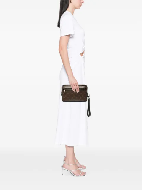 Louis Vuitton Pre-Owned 2019 Monogram Macassar Kasai clutch bag