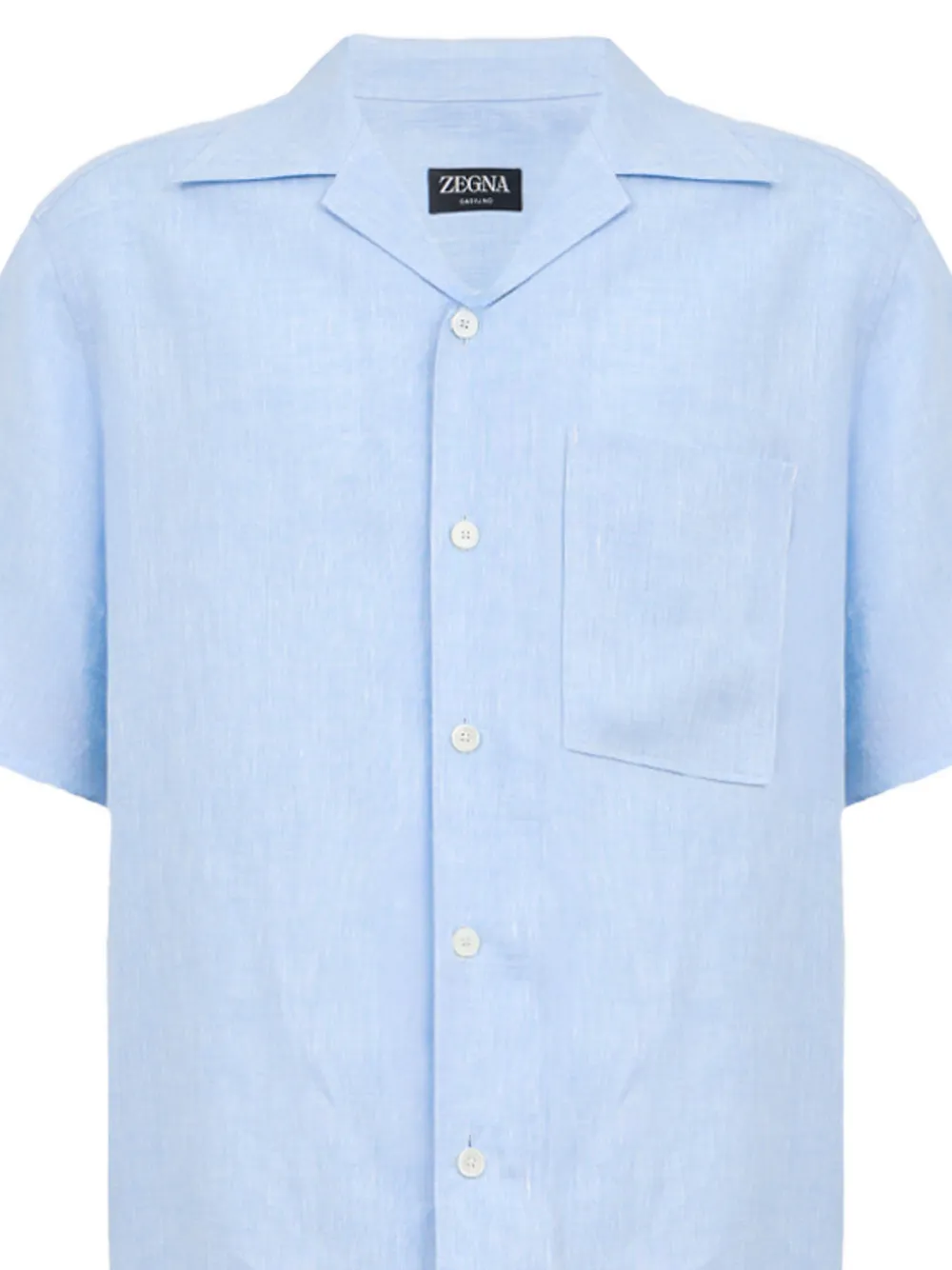 Zegna Overhemd met borstzak Blauw