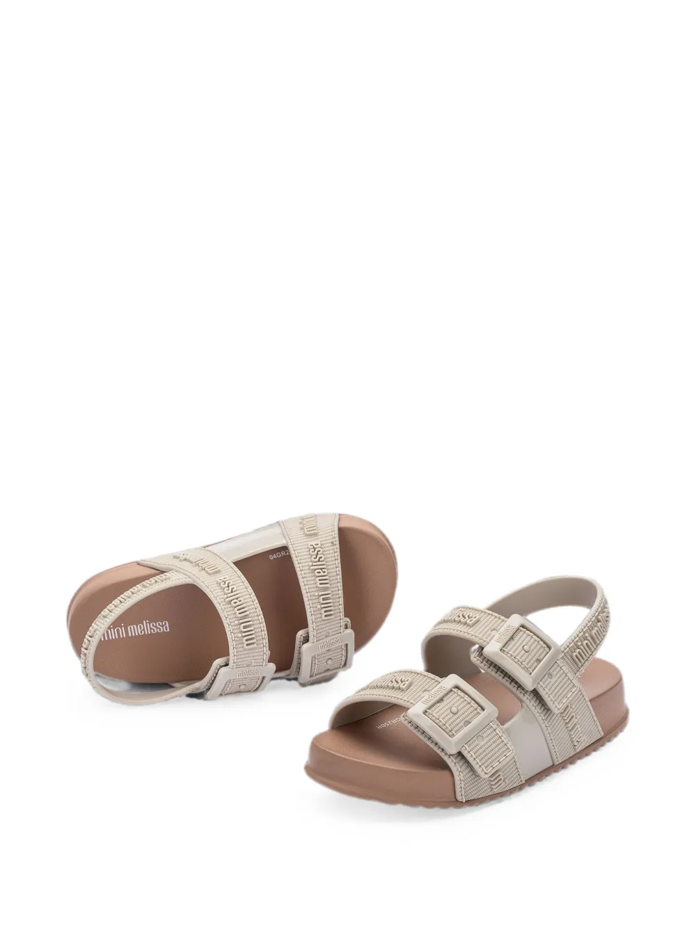 Mini Melissa Cozy M Lover flat sandals Beige