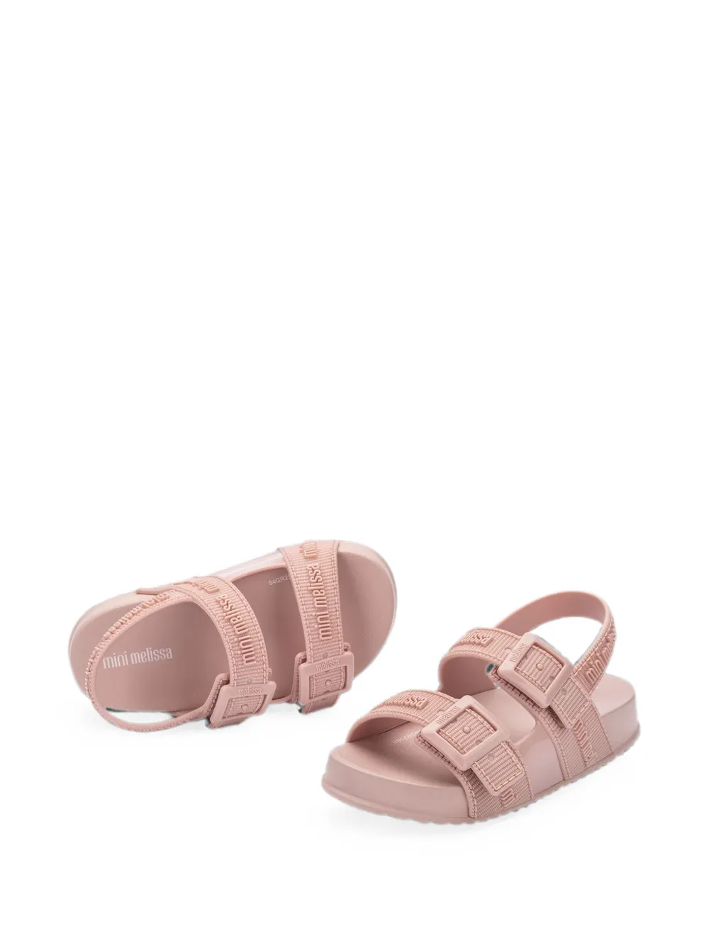 Mini Melissa Cozy M-Lover buckle-fastening sandals Roze