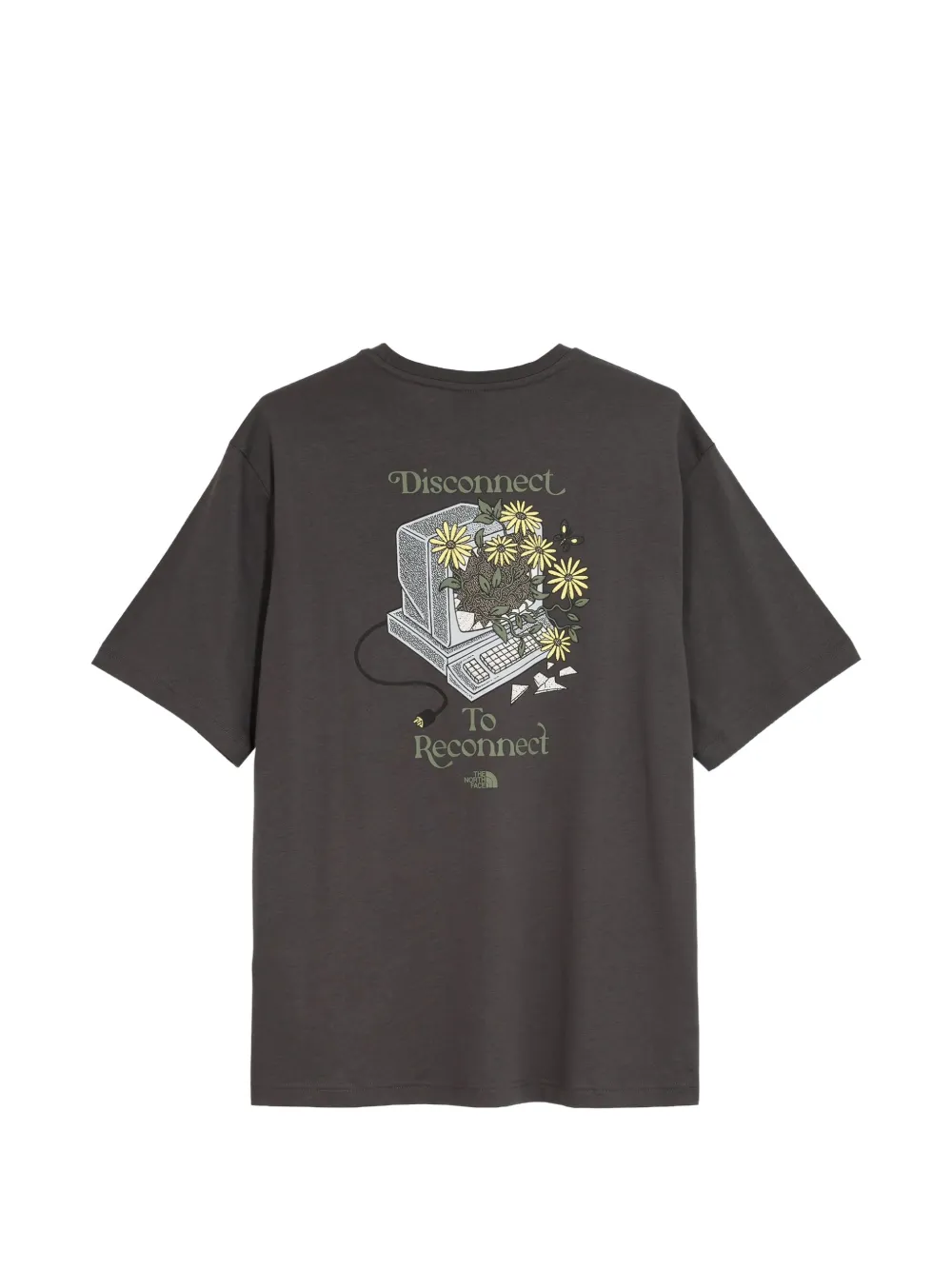The North Face T-shirt met grafische print Grijs