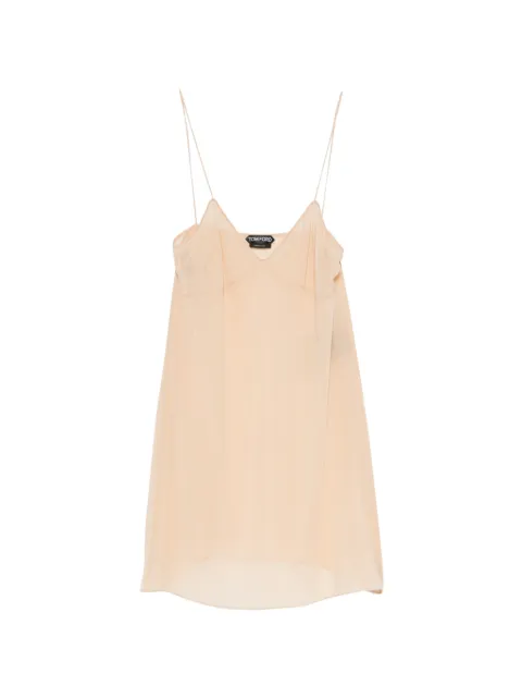 TOM FORD stretch georgette cocktail slip dress