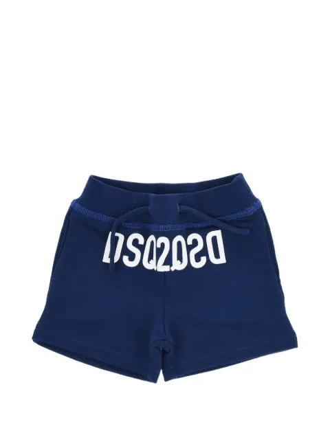 DSQUARED2 KIDS pantalones cortos de algodón con logo
