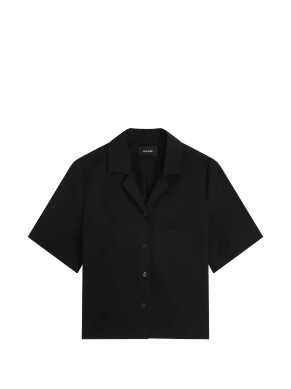 Bondi Born Kyoto Short-sleeve Shirt in Black
