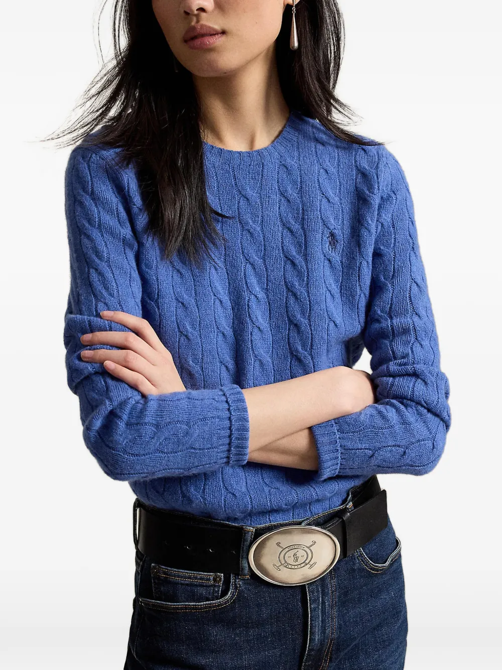 Polo Ralph Lauren Kabelgebreide trui Blauw
