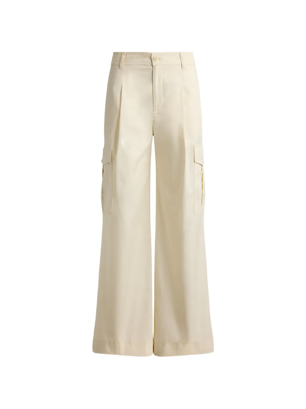 Lauren Ralph Lauren pleated wide-leg cargo pants - Toni neutri