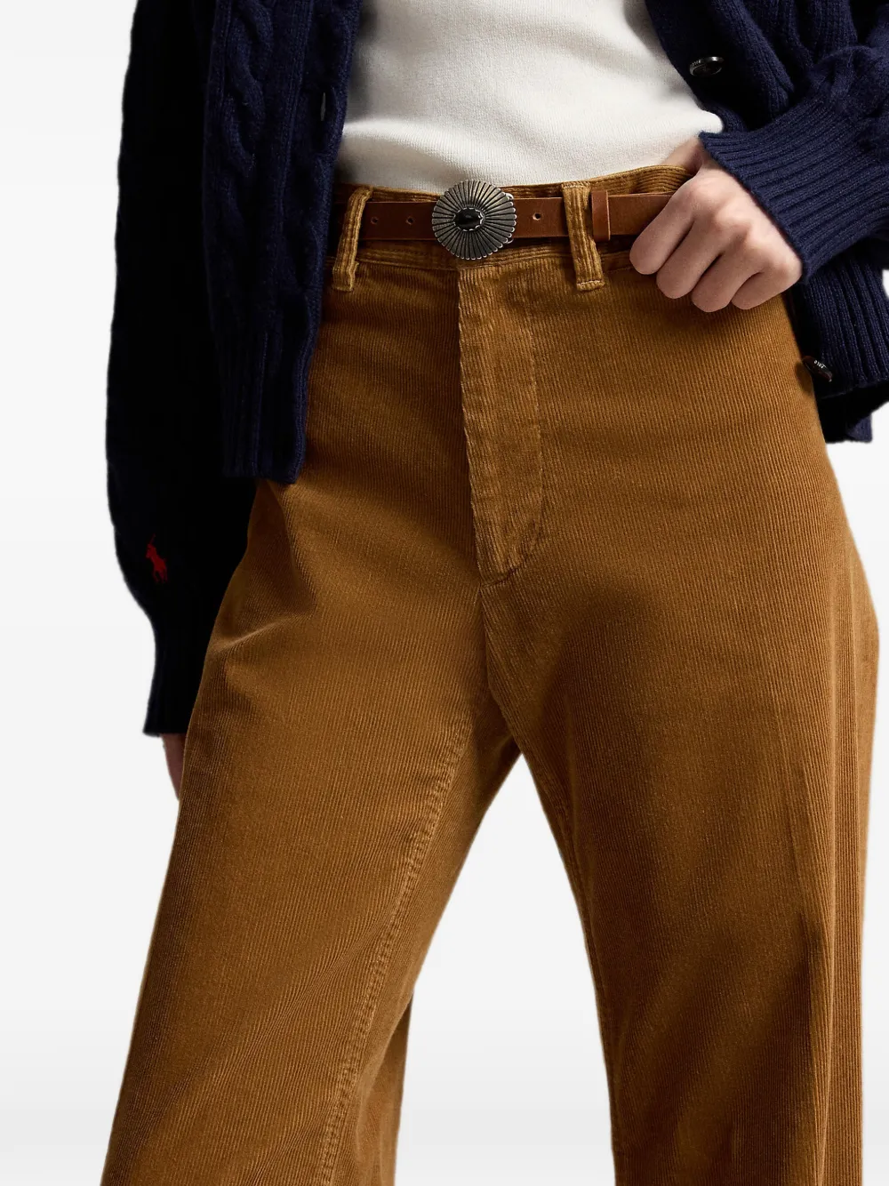 Polo Ralph Lauren Flared broek Bruin