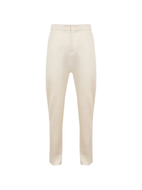 Zegna white Oasi lino pants