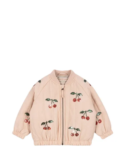 Konges Sløjd Juno sequin-embellished quilted jacket