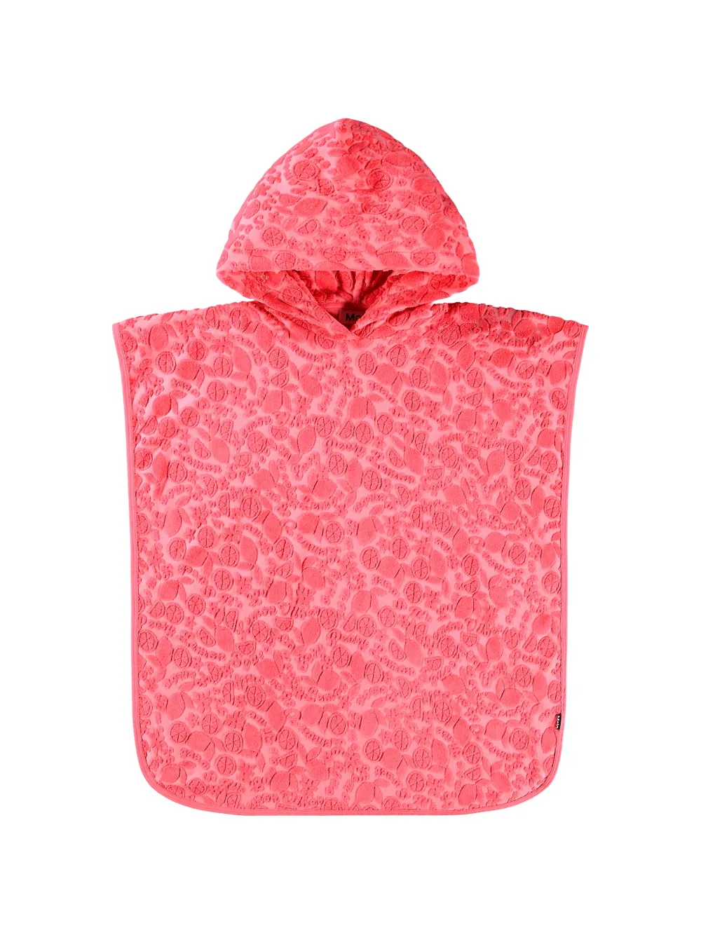 Molo fruit-patterned hooded beach cover - Rosa