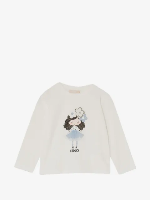 Liu Jo Kids camiseta con estampado gráfico