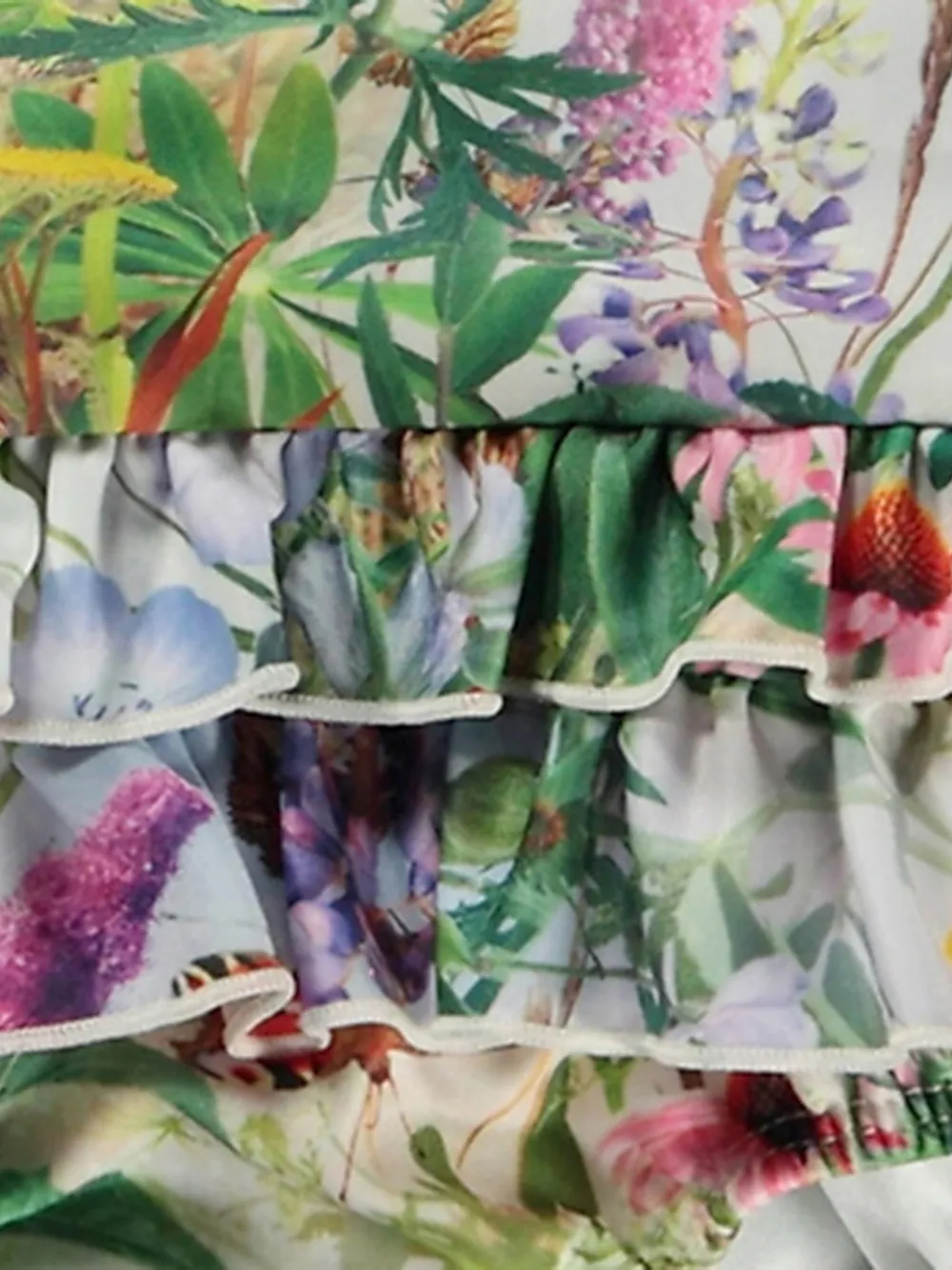 Molo Nalani badpak met bloemenprint Wit