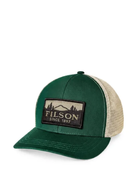 Filson logo-patch mesh-panel cap