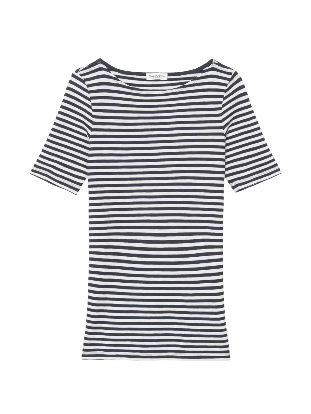 Marc O'Polo T-shirt a righe in jersey - Bianco