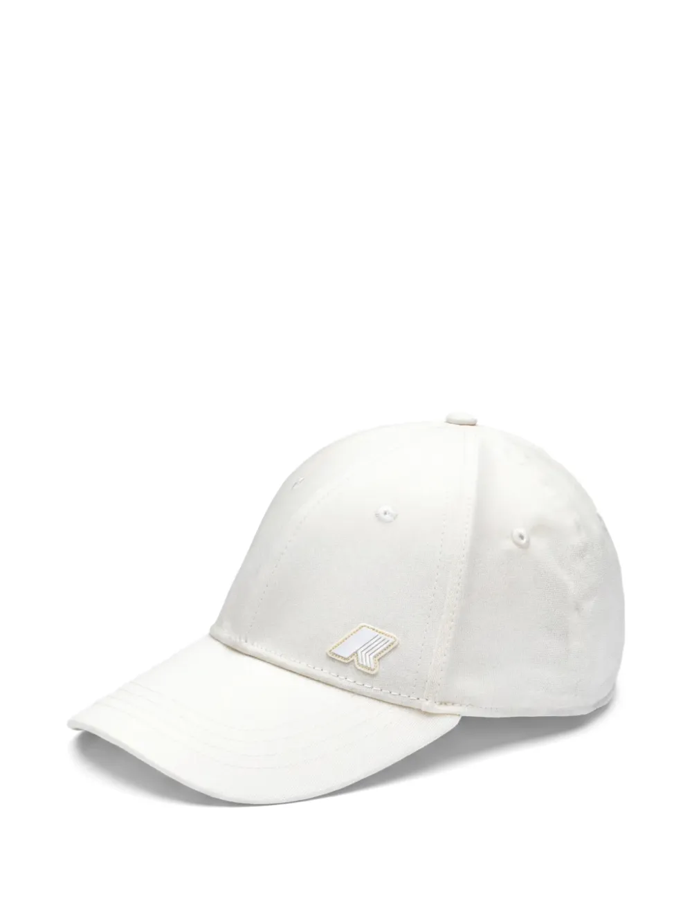 K-way Ily Logo-patch Baseball Cap In White