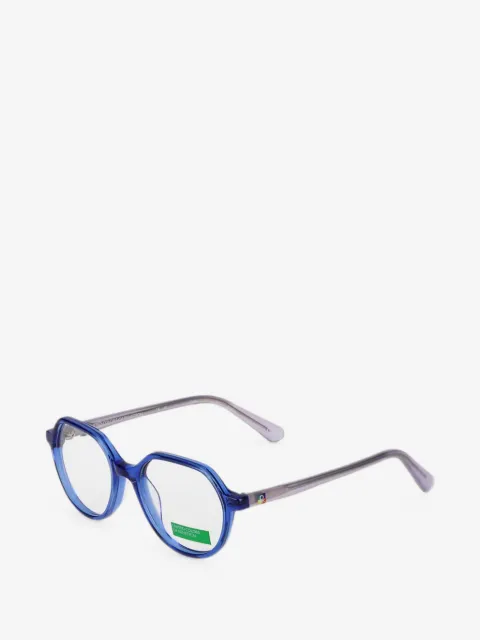 Benetton geometric-frame glasses