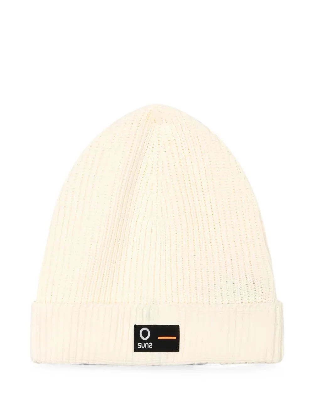 SUNS ribbed-knit beanie hat - Nude