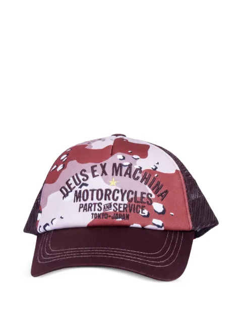 Deus Ex Machina camouflage-print mesh-panel cap